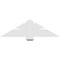 Ekena Millwork Redmond Architectural Grade PVC Gable Bracket, 48"W x 14"H x 6"D x 6"F, 7/12 Pitch GBP048X14X0606RED00 - alternate 4